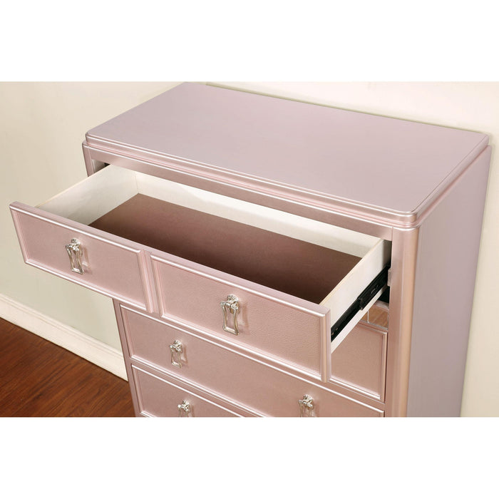 Furniture of America Avior 5-Drawer Chest CM7170RG-C IMAGE 2