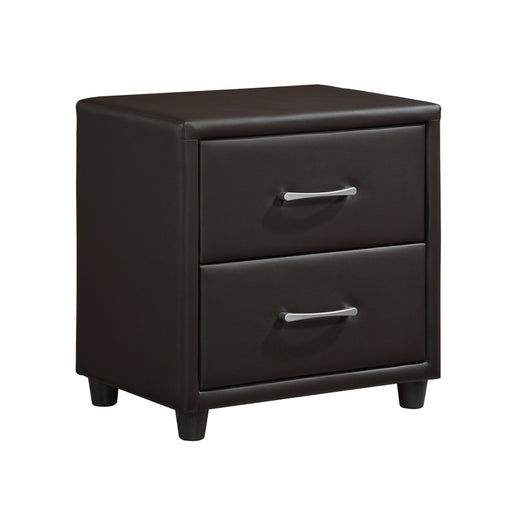 Homelegance Lorenzi 2-Drawer Nightstand 2220DBR-4 IMAGE 2