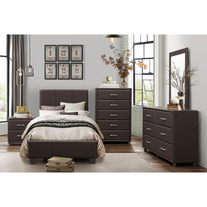 Homelegance Lorenzi 2-Drawer Nightstand 2220DBR-4 IMAGE 5