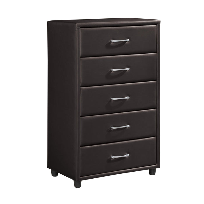 Homelegance Lorenzi 5-Drawer Chest 2220DBR-9 IMAGE 2