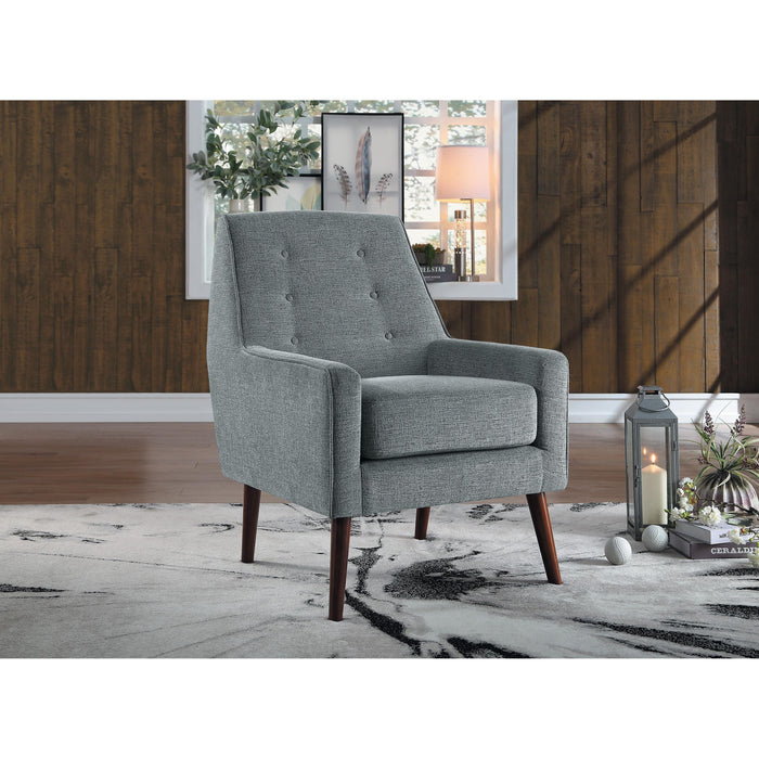 Homelegance Stationary Fabric Accent Chair 1118GY-1 IMAGE 2