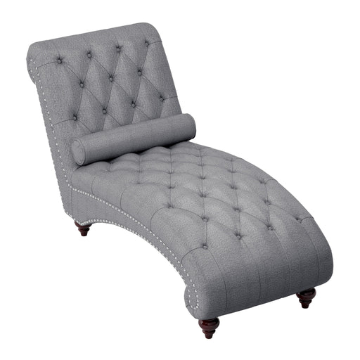 Homelegance Fabric Chaise 1162GY-5 IMAGE 2