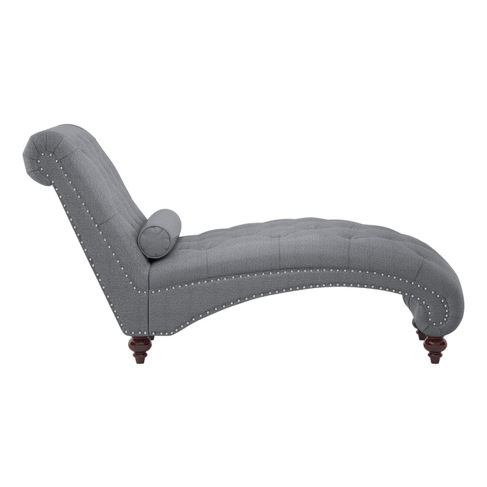 Homelegance Fabric Chaise 1162GY-5 IMAGE 3