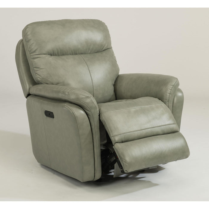 Flexsteel Zoey Power Glider Leather Match Recliner 1653-54PH 360-01 IMAGE 3