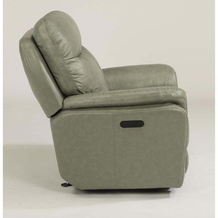 Flexsteel Zoey Power Glider Leather Match Recliner 1653-54PH 360-01 IMAGE 4