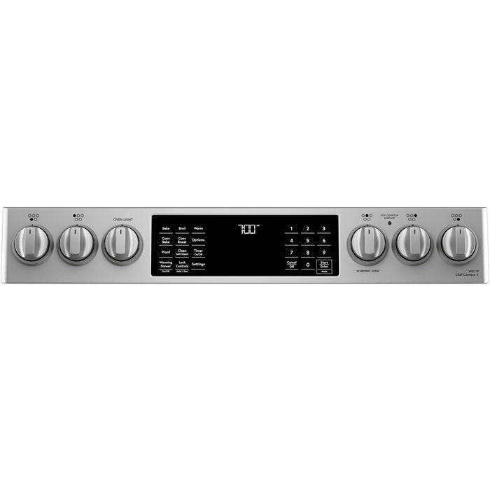 Café 30-inch Slide-in Electric Range with Warming Drawer CES700P2MS1 IMAGE 2