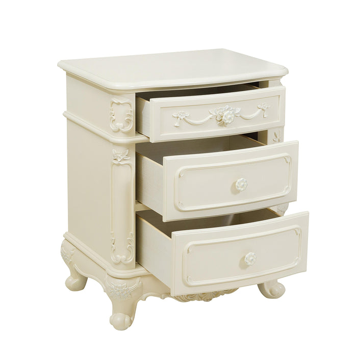 Homelegance Cinderella 3-Drawer Kids Nightstand 1386-4 IMAGE 3