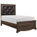 Homelegance Beaver Creek Twin Upholstered Panel Bed 1609T-1/1609T-3 IMAGE 2