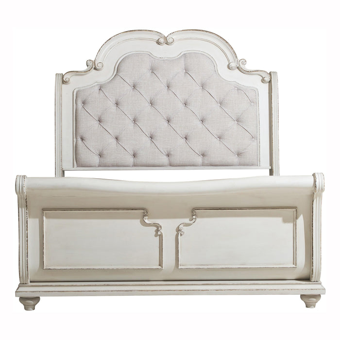 Homelegance Willowick Queen Upholstered Sleigh Bed 1614SL-1/1614SL-2/1614SL-3 IMAGE 1