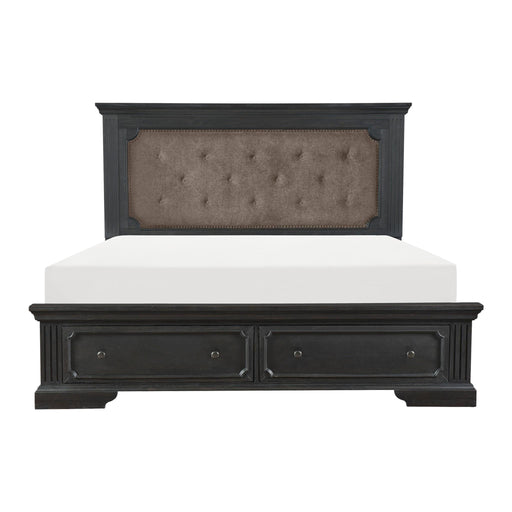 Homelegance Bolingbrook California King Upholstered Panel Bed with Storage 1647K-1CK* IMAGE 1