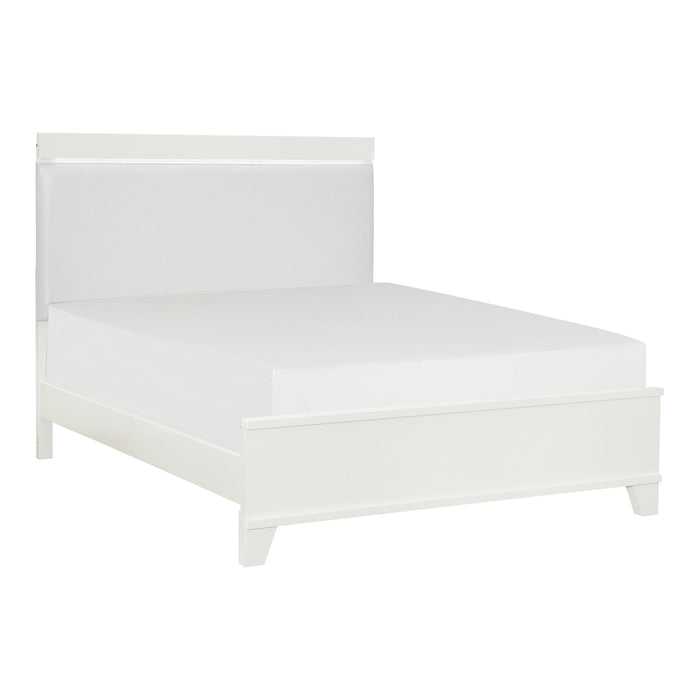 Homelegance Kerren Queen Upholstered Panel Bed 1678W-1* IMAGE 2