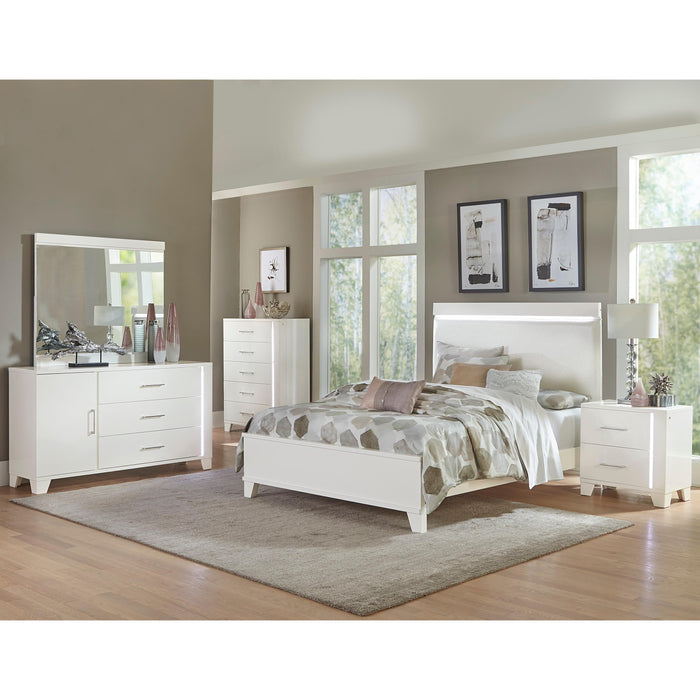 Homelegance Kerren Queen Upholstered Panel Bed 1678W-1* IMAGE 4