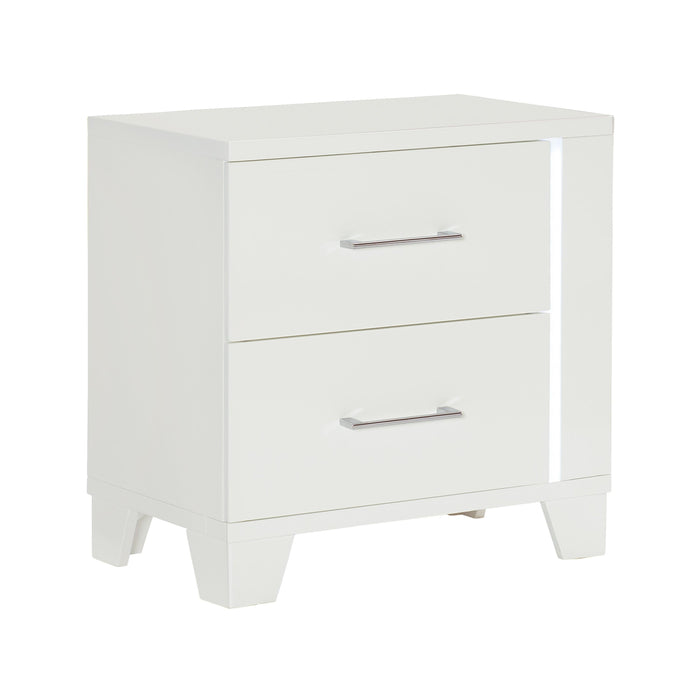 Homelegance Kerren 2-Drawer Nightstand 1678W-4 IMAGE 2