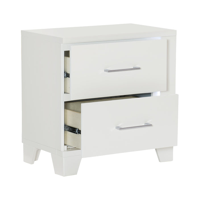 Homelegance Kerren 2-Drawer Nightstand 1678W-4 IMAGE 3