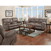 Catnapper Trent Reclining Leather Look Sofa 1921 1153-18 IMAGE 3