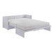 Night & Day Furniture Canada Cube Queen Cabinet Bed MUR-CUB-QEN-WH/MND-GMF-TRI-QEN IMAGE 2