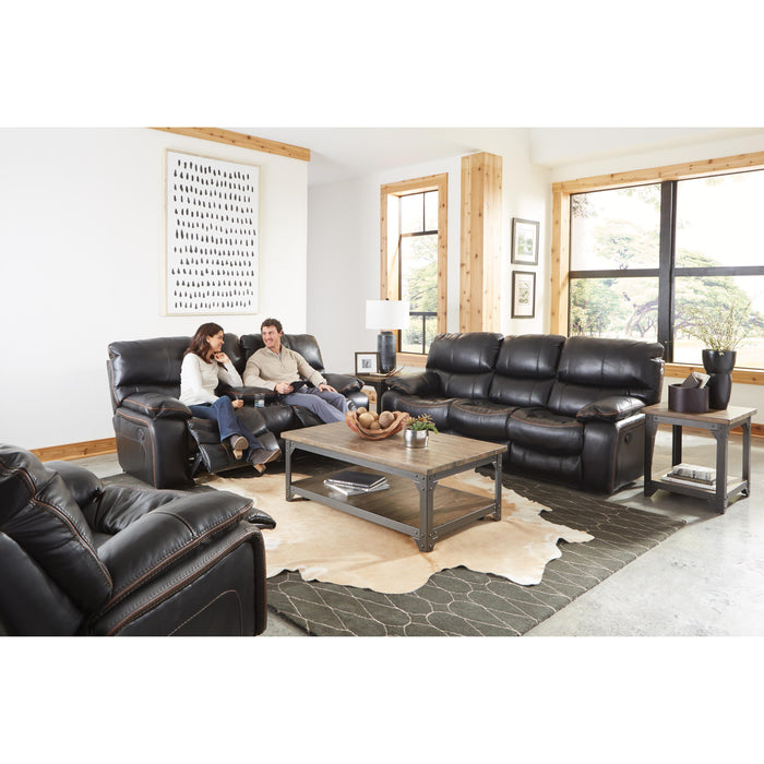 Catnapper Camden Power Reclining Leather Look Fabric Loveseat 64089 1152-08/1252-08 IMAGE 3