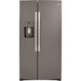 GE 36-inch, 25.1 cu.ft. Freestanding Side-by-Side Refrigerator with Water and Ice Dispensing System GSS25IMNES IMAGE 1