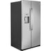 GE 36-inch, 25.1 cu.ft. Freestanding Side-by-Side Refrigerator with Water and Ice Dispensing System GSS25IYNFS IMAGE 2