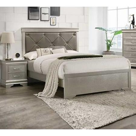 Crown Mark Amalia King Upholstered Bed B6910-K-HBFB/B6910-KQ-RAIL IMAGE 1