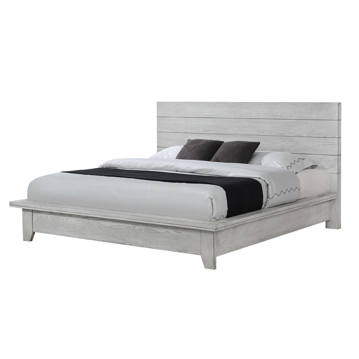 Crown Mark White Sands King Platform Bed B8260-K-HB/B8260-K-FB/B8260-KQ-RAIL IMAGE 1