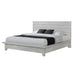 Crown Mark White Sands King Platform Bed B8260-K-HB/B8260-K-FB/B8260-KQ-RAIL IMAGE 1