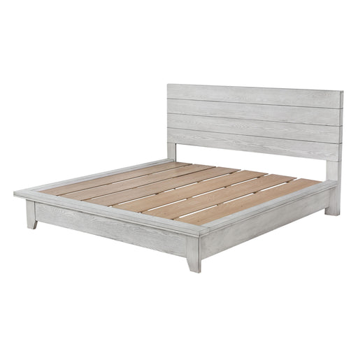 Crown Mark White Sands King Platform Bed B8260-K-HB/B8260-K-FB/B8260-KQ-RAIL IMAGE 2