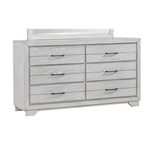 Crown Mark White Sands 6-Drawer Dresser B8260-1 IMAGE 1