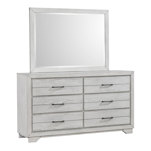 Crown Mark White Sands 6-Drawer Dresser B8260-1 IMAGE 2