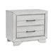 Crown Mark White Sands 2-Drawer Nightstand B8260-2 IMAGE 1