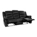 Homelegance Jarita Reclining Faux Leather Sofa 8329BLK-3 IMAGE 6