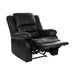 Homelegance Jarita Faux Leather Recliner 8329BLK-1 IMAGE 5