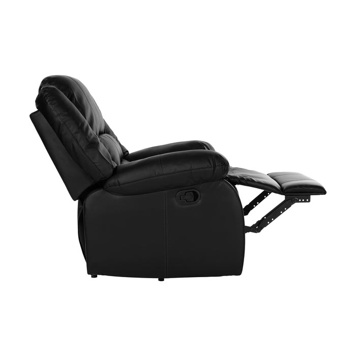 Homelegance Jarita Faux Leather Recliner 8329BLK-1 IMAGE 6