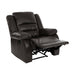 Homelegance Jarita Faux Leather Recliner 8329BRW-1 IMAGE 4