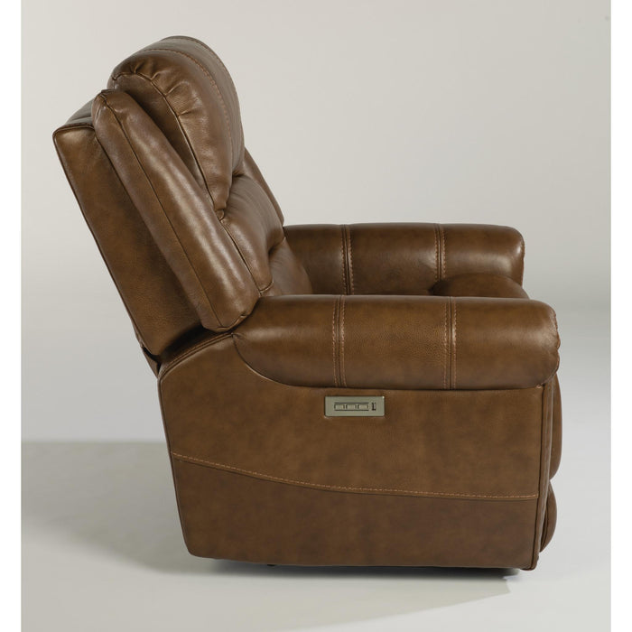 Flexsteel Oscar Power Leather Match Recliner 1591-50PH 375-72 IMAGE 4