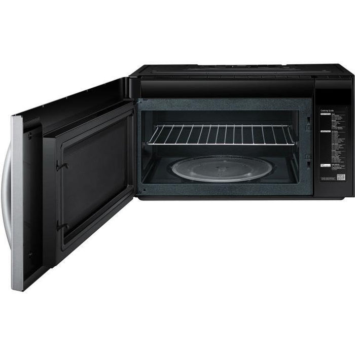 Samsung 30-inch, 2.1 cu.ft. Over-the-Range Microwave Oven with Sensor Cooking ME21R7051SS/AA IMAGE 2