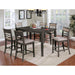 Furniture of America Fafnir 7 pc Counter Height Dinette CM3607PT-7PK IMAGE 4