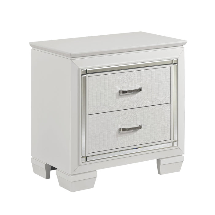 Homelegance Allura 2-Drawer Nightstand 1916W-4 IMAGE 2