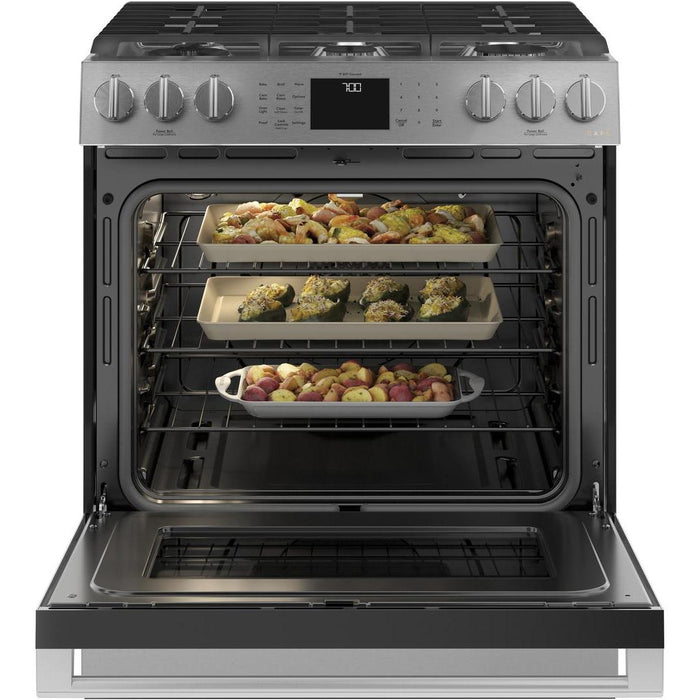 Café 30-inch Slide-in Gas Range with Convection Technology CGS700M2NS5 IMAGE 4