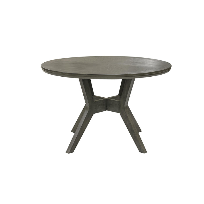 Homelegance Round Nisky Dining Table 5165GY-48 IMAGE 1