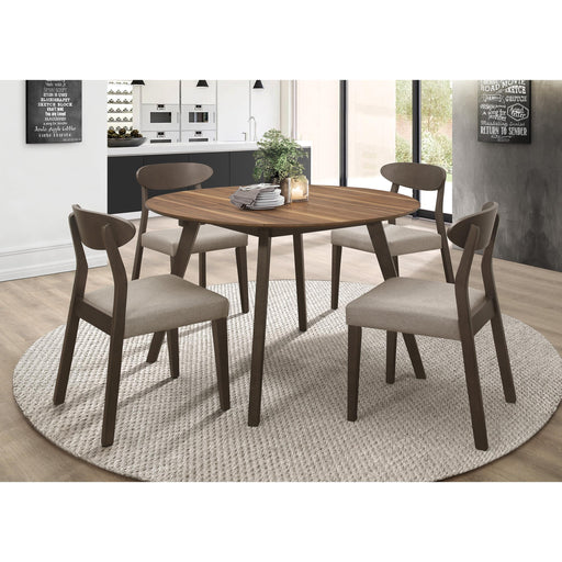 Homelegance Round Beane Dining Table 5700-48 IMAGE 2