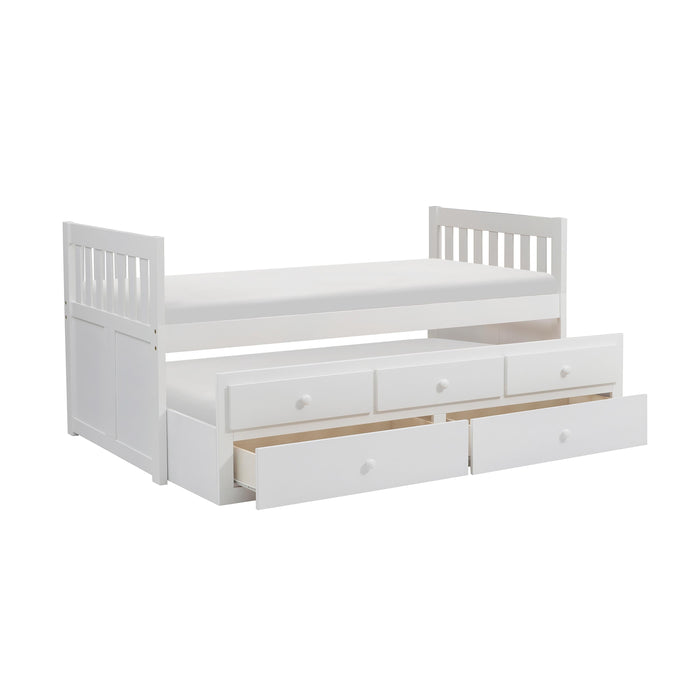 Homelegance Kids Beds Trundle Bed B2053PRW-1* IMAGE 7