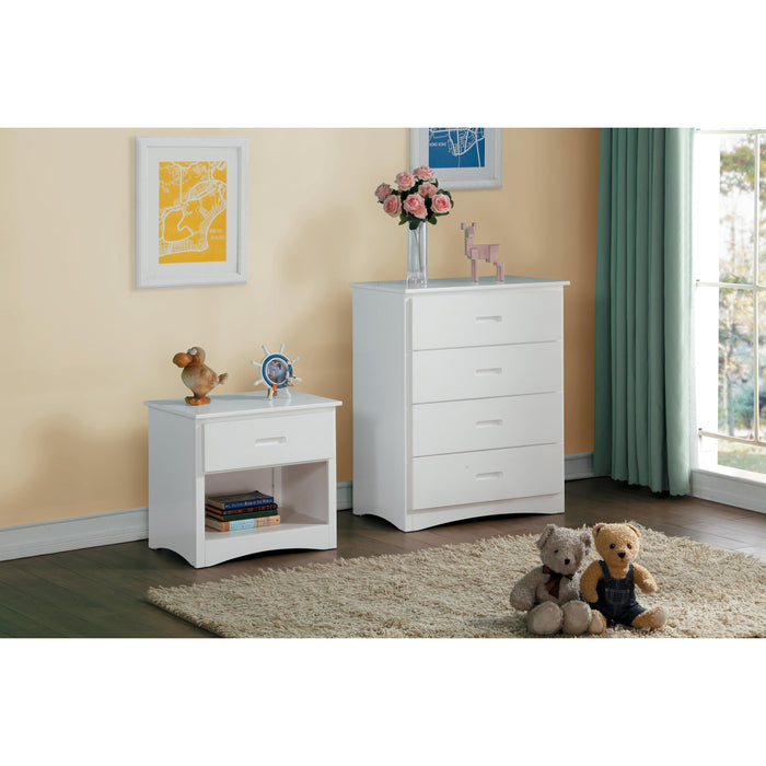 Homelegance Galen 1-Drawer Kids Nightstand B2053W-4 IMAGE 3