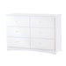 Homelegance Galen 6-Drawer Kids Dresser B2053W-5 IMAGE 1