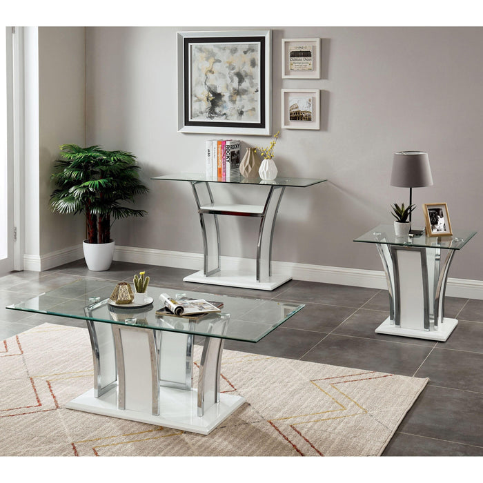 Furniture of America Staten End Table CM4372WH-E-PK IMAGE 3