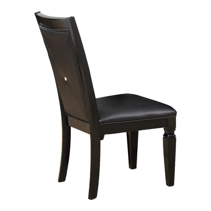 Homelegance Allura Dining Chair 1916BKS IMAGE 1