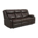 Homelegance Jude Reclining Leather Match Sofa 8201BRW-3 IMAGE 2