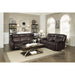 Homelegance Jude Reclining Leather Match Sofa 8201BRW-3 IMAGE 8