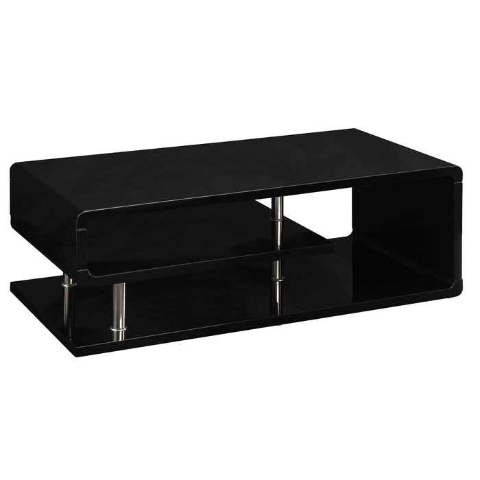 Furniture of America Ninove Coffee Table CM4057BK-C IMAGE 1