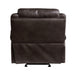 Homelegance Aram Glider Leather Match Recliner 8206BRW-1 IMAGE 4